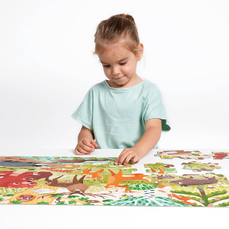 Wild Jumbo Puzzle Forest Animals