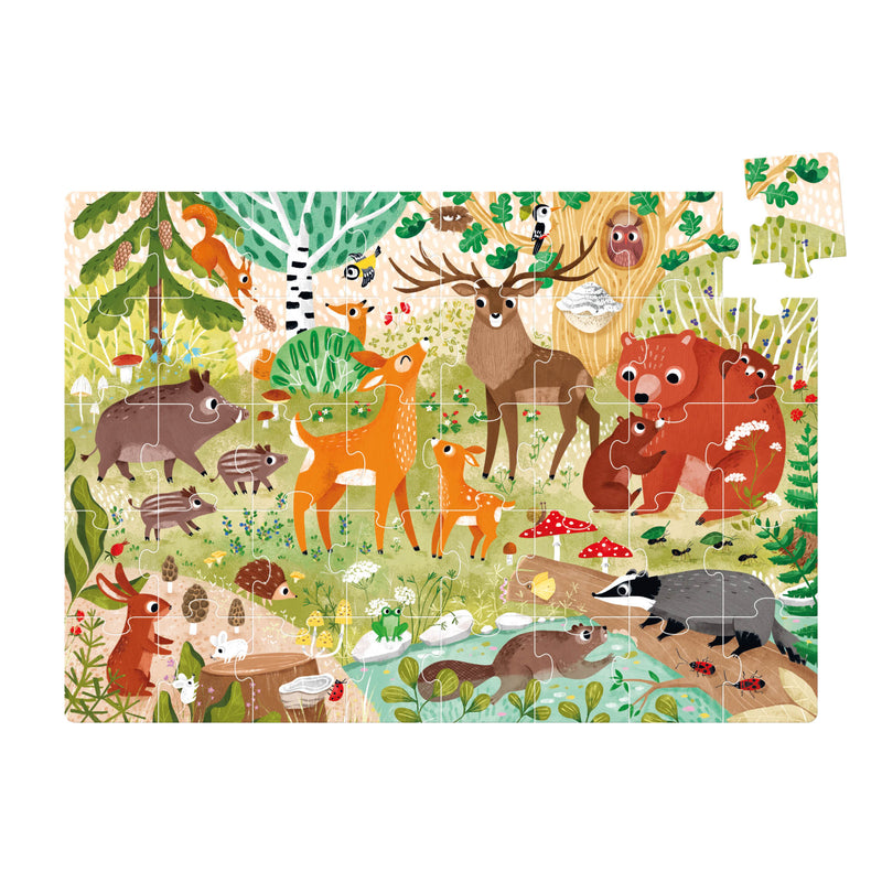 Wild Jumbo Puzzle Forest Animals