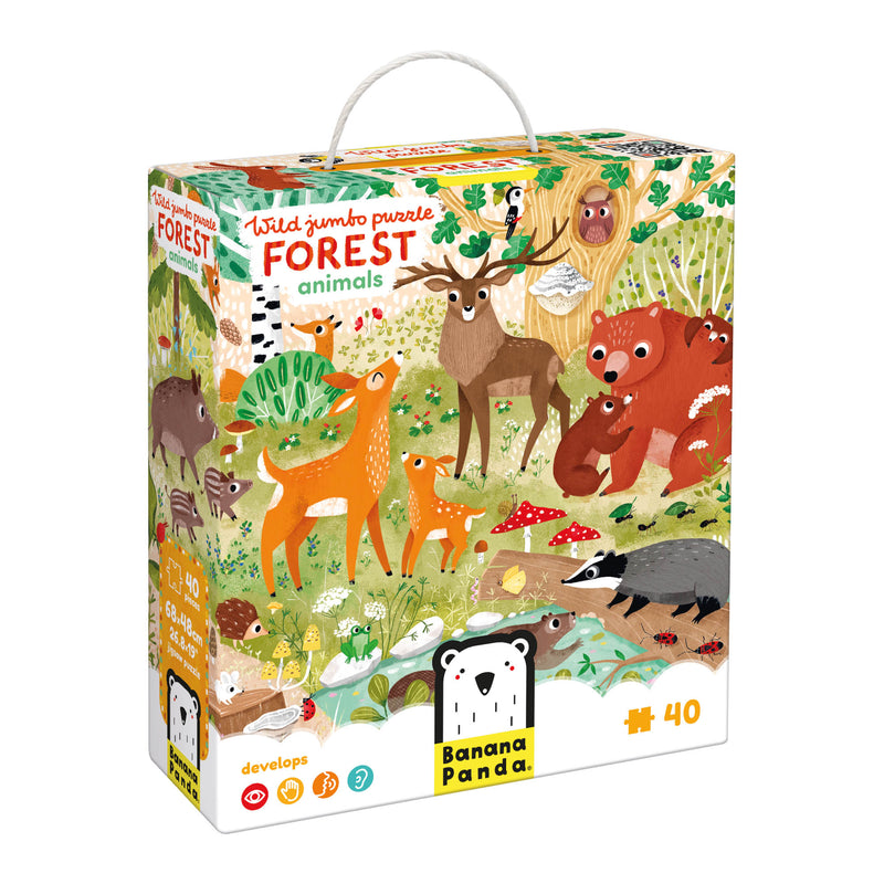 Wild Jumbo Puzzle Forest Animals