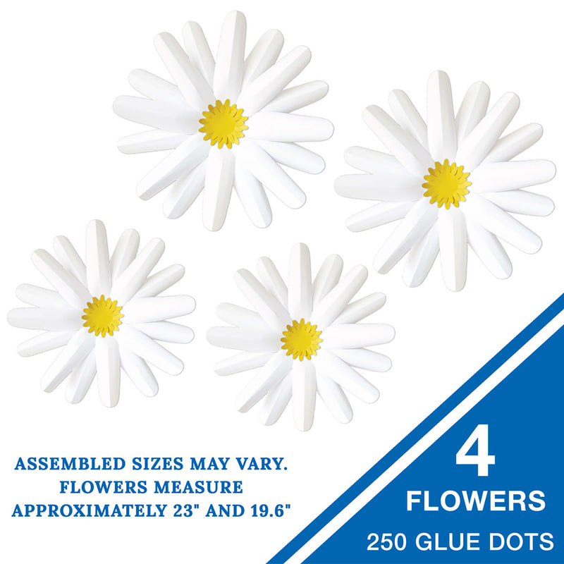 Daisies Dimensional Accent Happily Ever Elementary Retro Remx