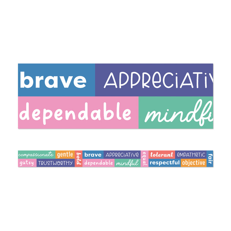 Positive Words Straight Border We Stick Together