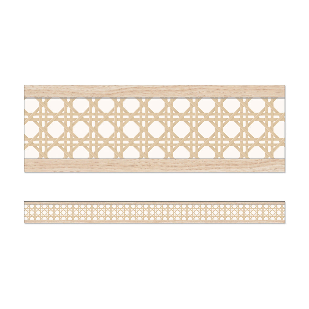 Woven Cane Straight Border