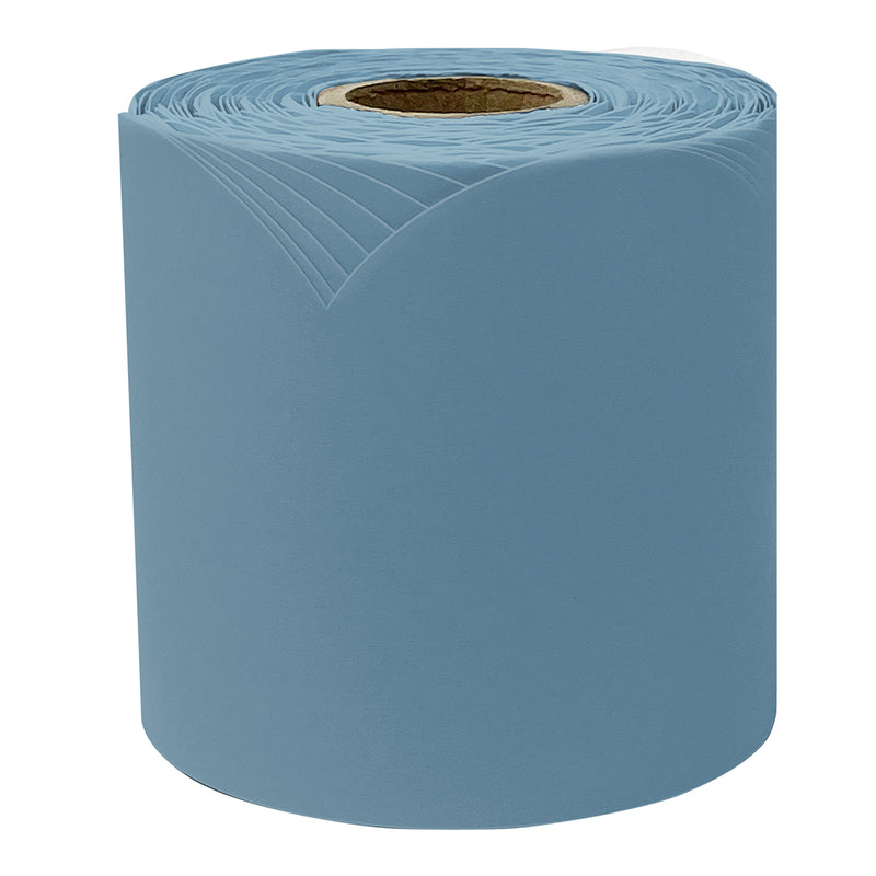 Stone Blue Rolled Scalloped Borders
