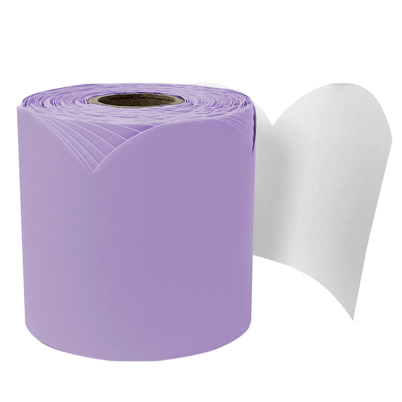 Lilac Rolled Scalloped Borders