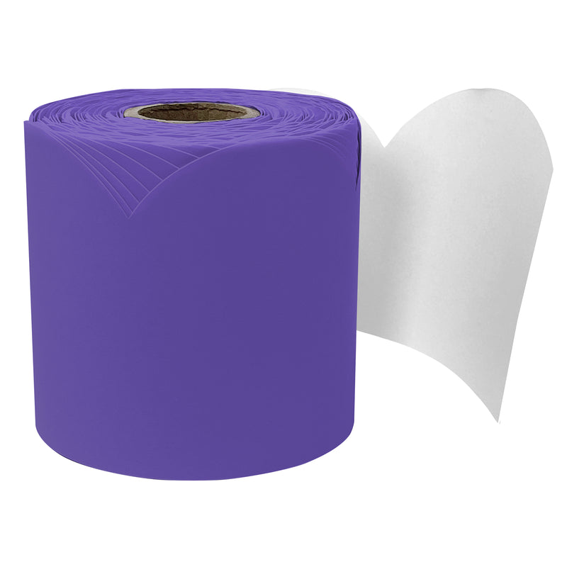 Deep Purple Rolled Scalloped Border