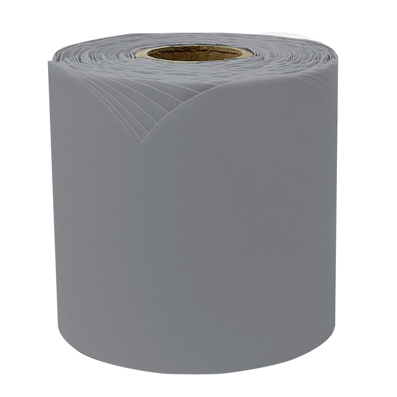 Steel Gray Rolled Scalloped Borders