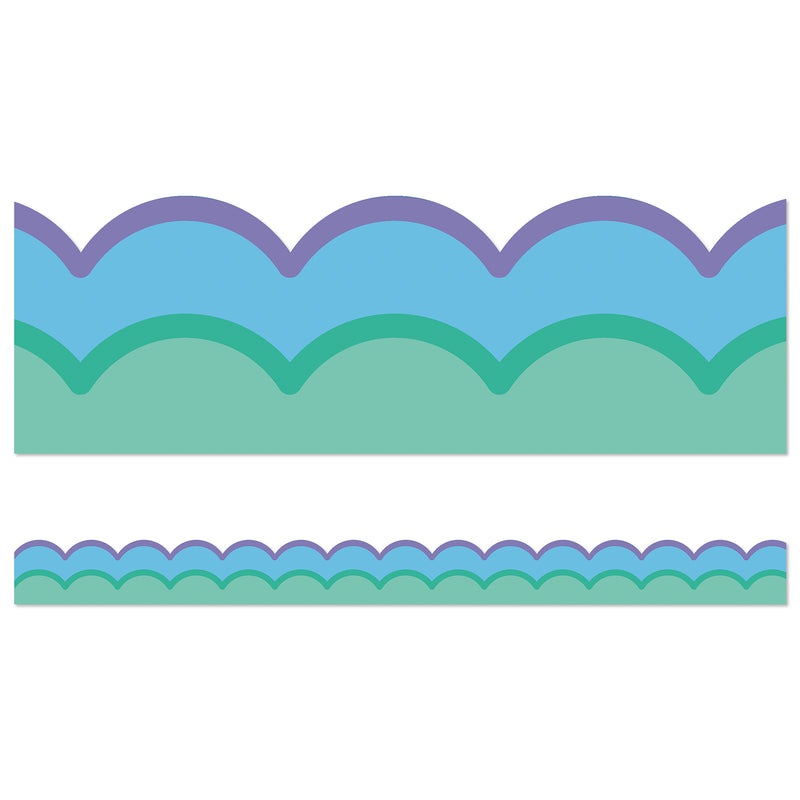 Cool Waves Scalloped Borders Happily Ever Elementary Retro Remx