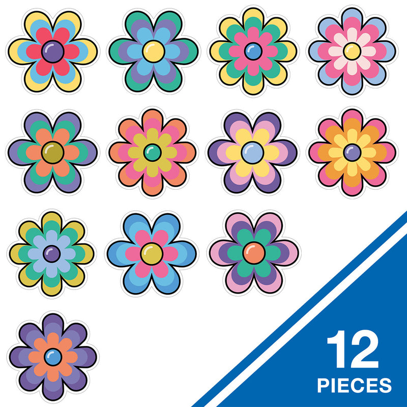 Jumbo Flowers Cutouts Happily Ever Elementary Retro Remx