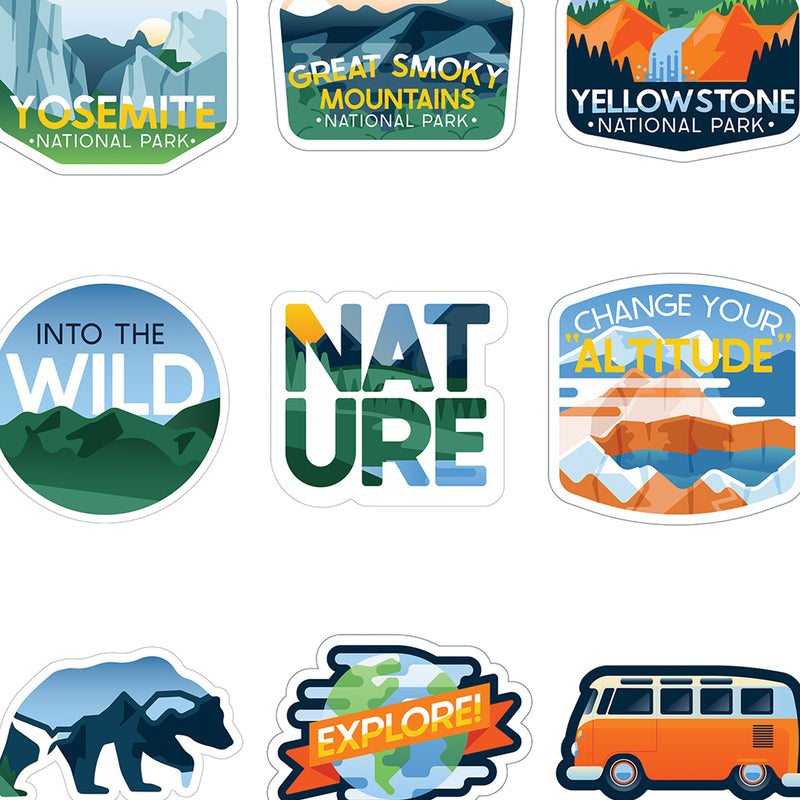 Adventure Vinyl Stickers
