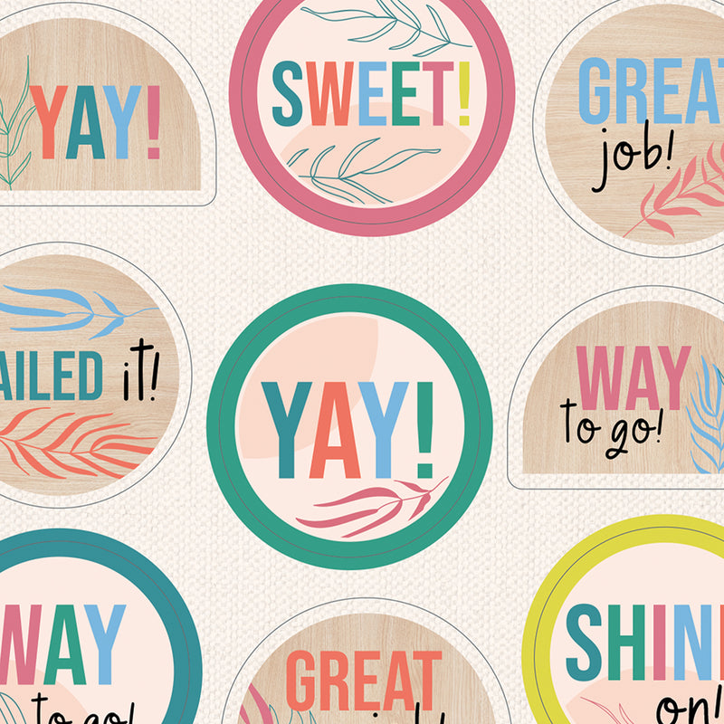 True to You Motivators Motivational Stickers, 72 Per Pack, 12 Packs