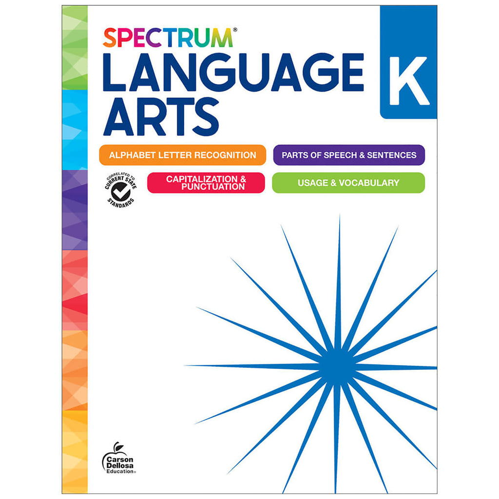 Spectrum Language Arts Workbook, Grade K