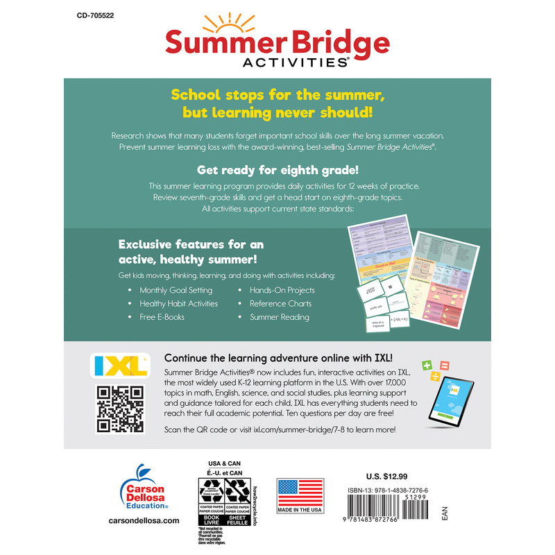 Summer Bridge Activities Gr 7 - 8