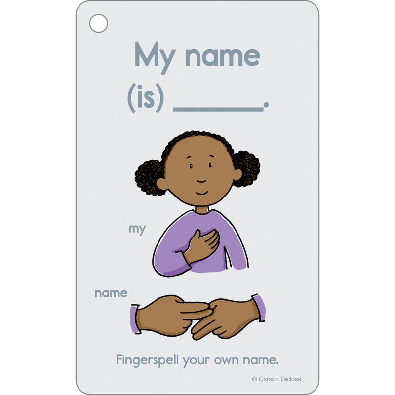 Sign Language Flash Cards