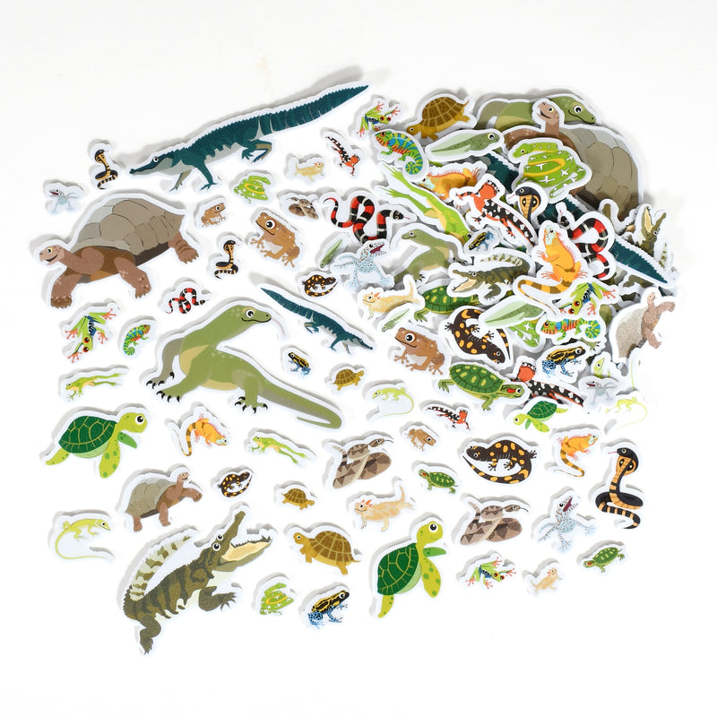 Foam Stickers Reptiles & Amphibians