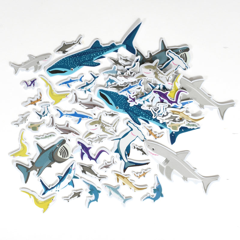 Foam Stickers Sharks