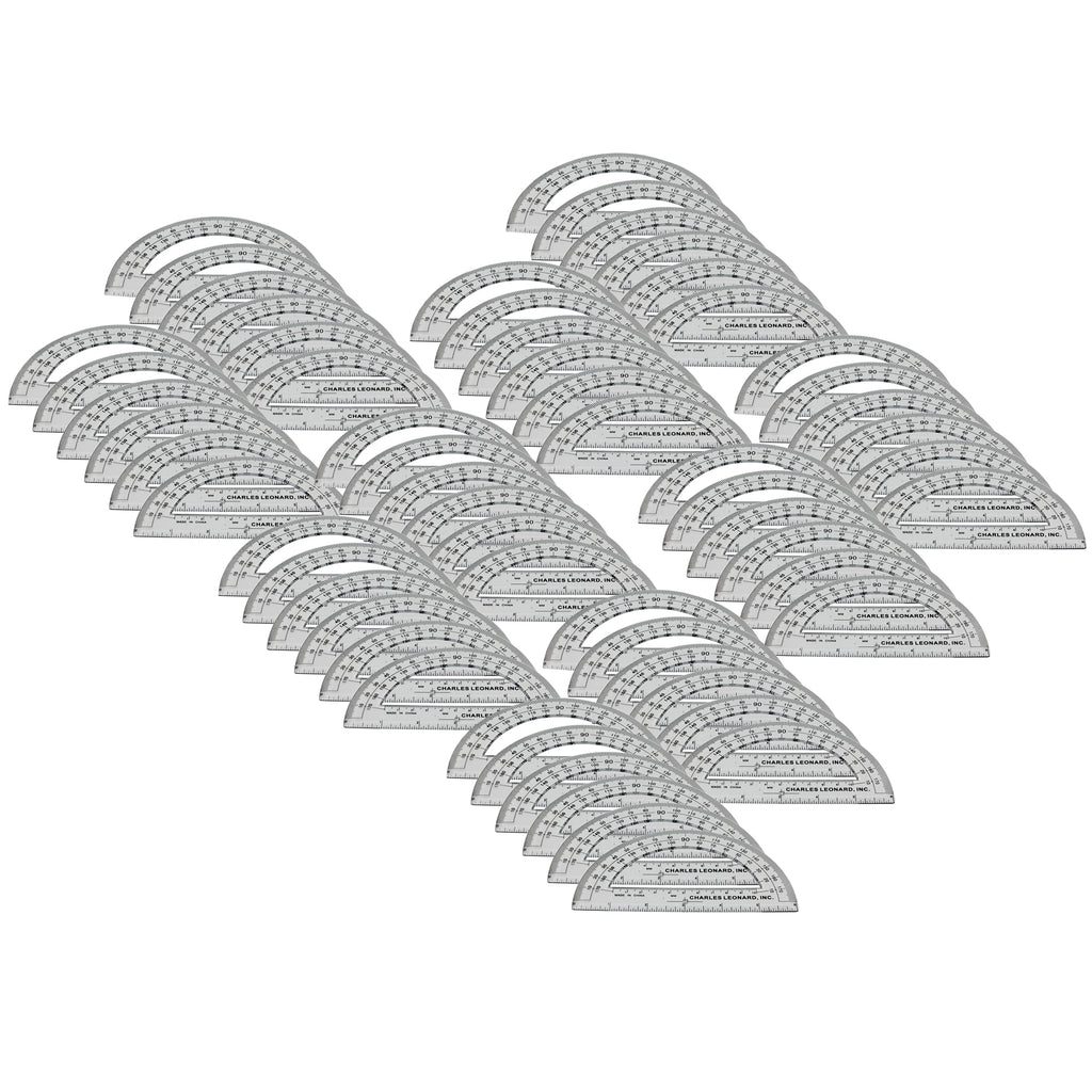 (5 Ip) 12pk 6in Protractor Plastic