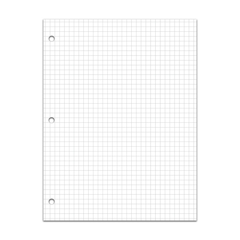 Filler Paper Graph Ruled 4x4 80/pk
