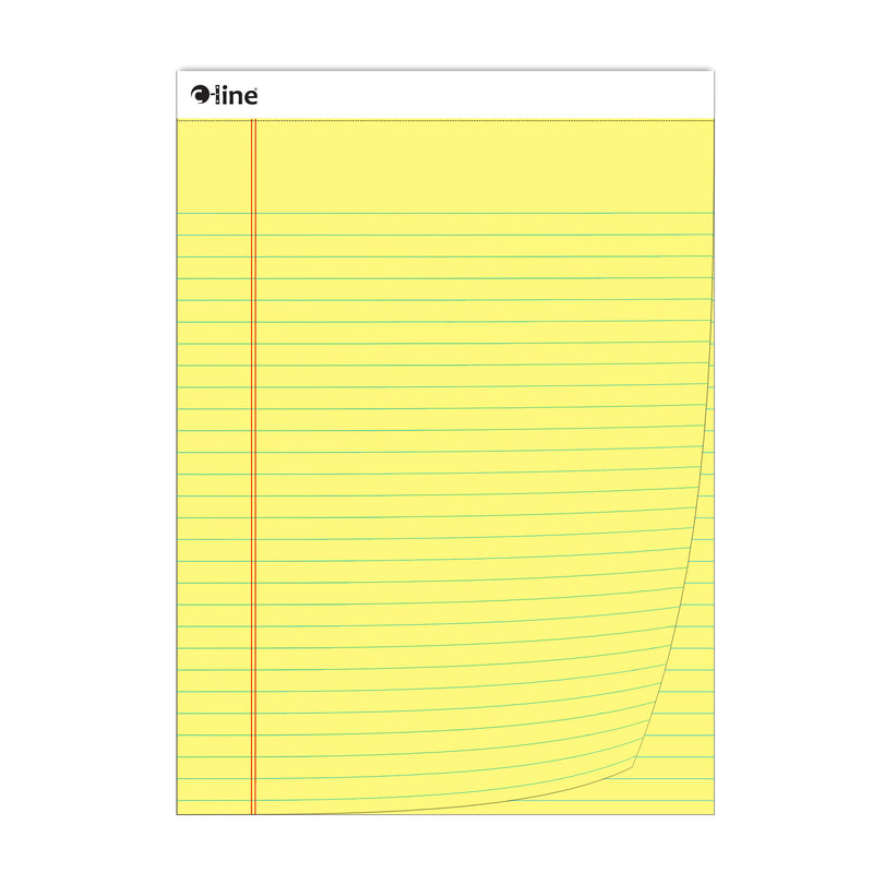 Legal Pad Wide Ruled Yellow