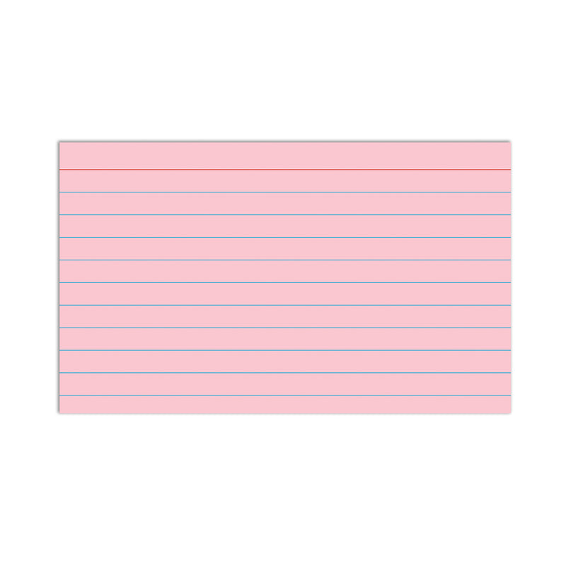 3 X 5 Index Cards Ruled Asst Colors