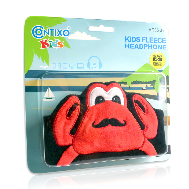 Crab Fleece Headband Headphones