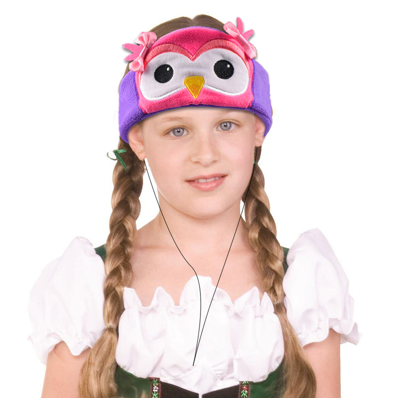 Owl Fleece Headband Headphones