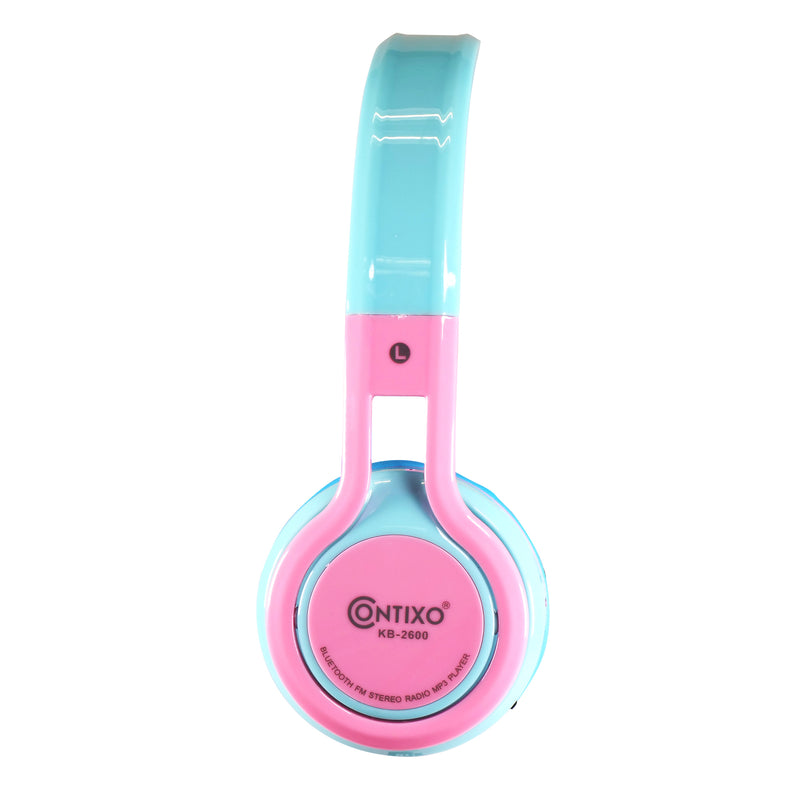 Kb2 Pink Premium Kids Headphones