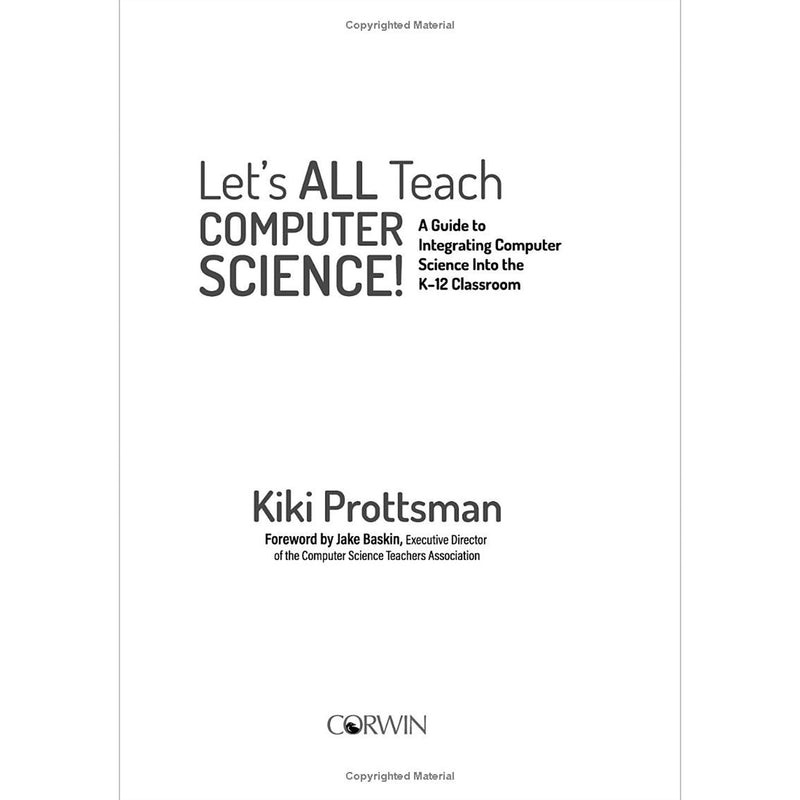Let's All Teach Computer Science!