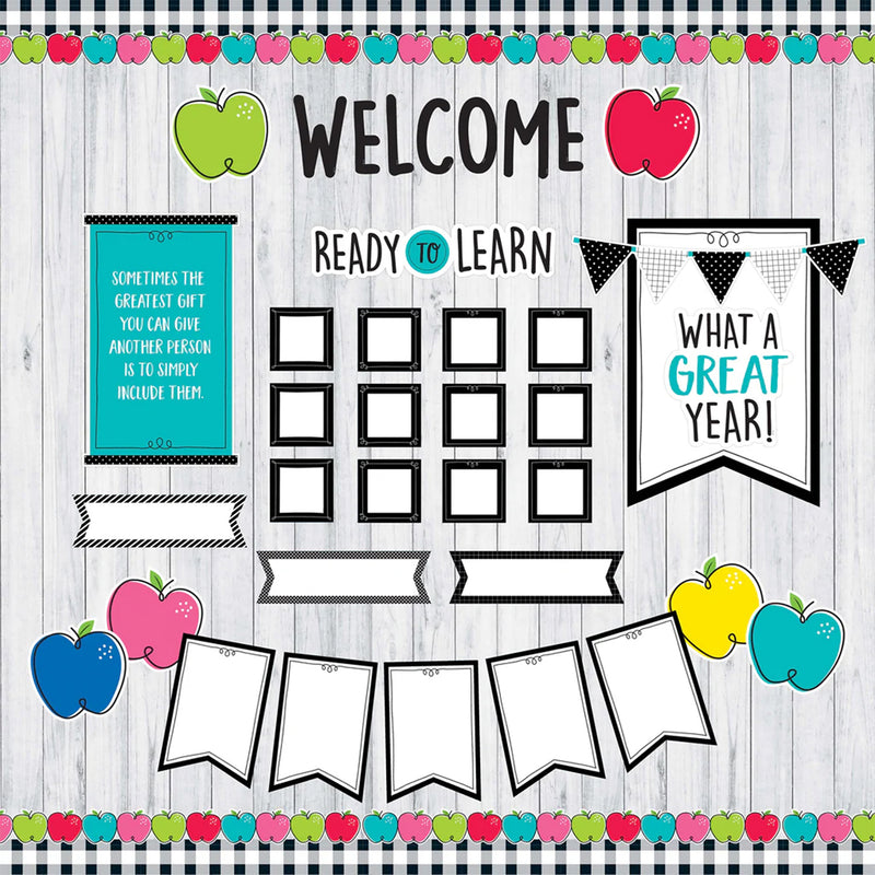 Doodle Apples 6in Cutouts Core Decor