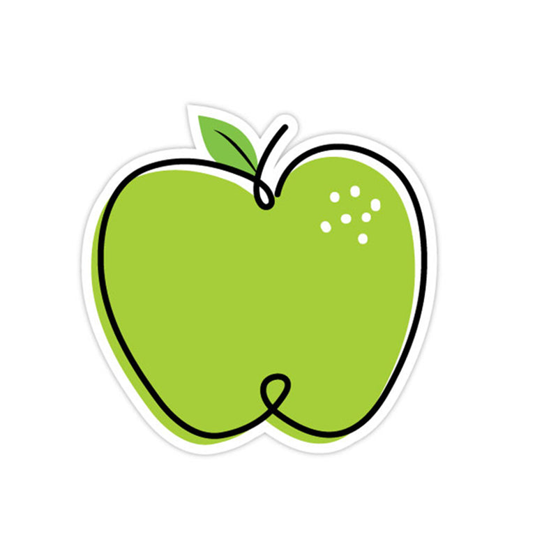 Doodle Apples 6in Cutouts Core Decor