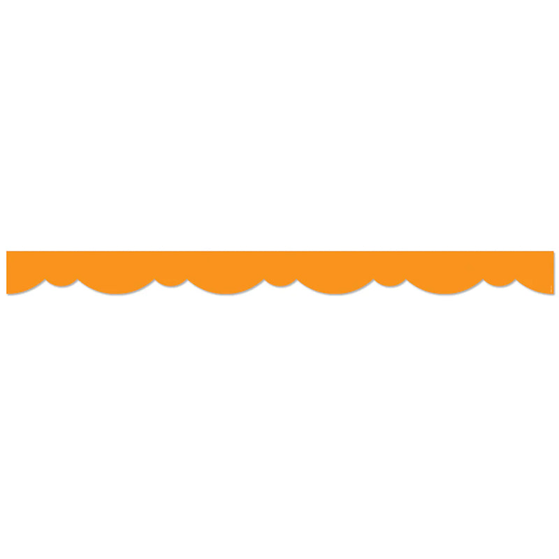 Orange Stylish Scallops Ez Border