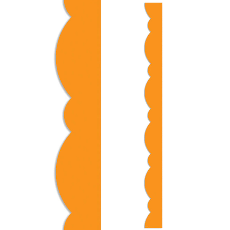 Orange Stylish Scallops Ez Border
