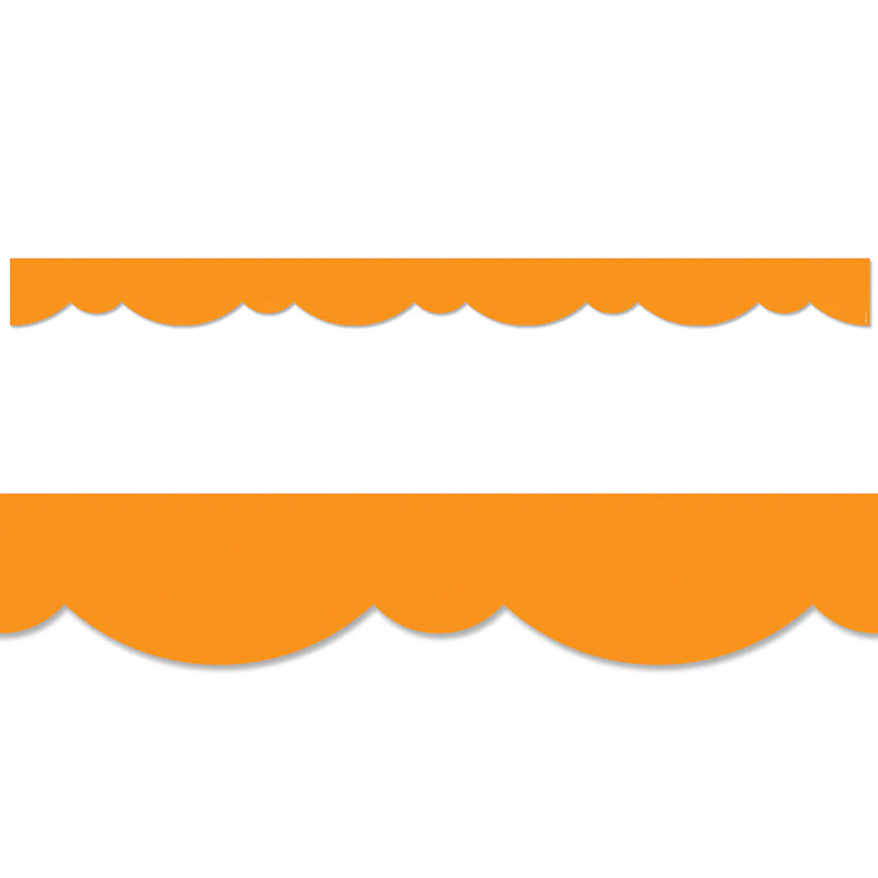 Orange Stylish Scallops Ez Border