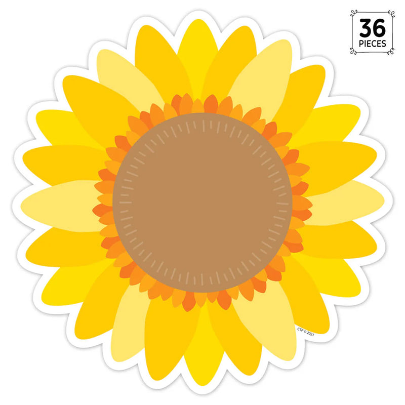 Sunflower 6in Designer Cutouts