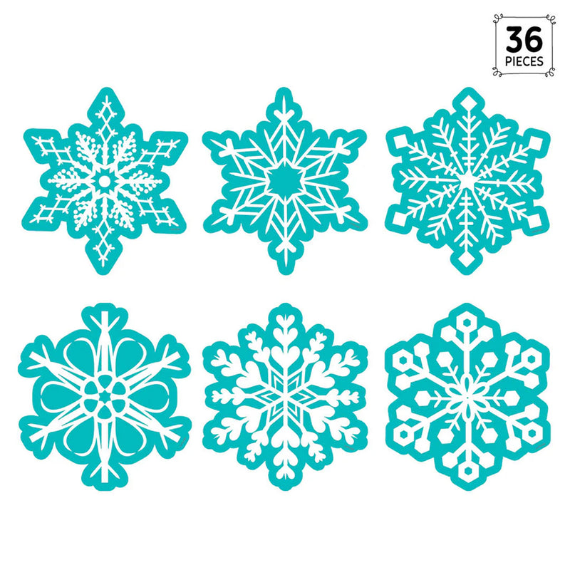Snowflakes 6in Designer Cutouts