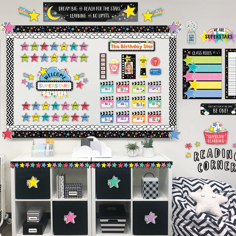 Shine Bright Bulletin Board Set, 43 Pieces