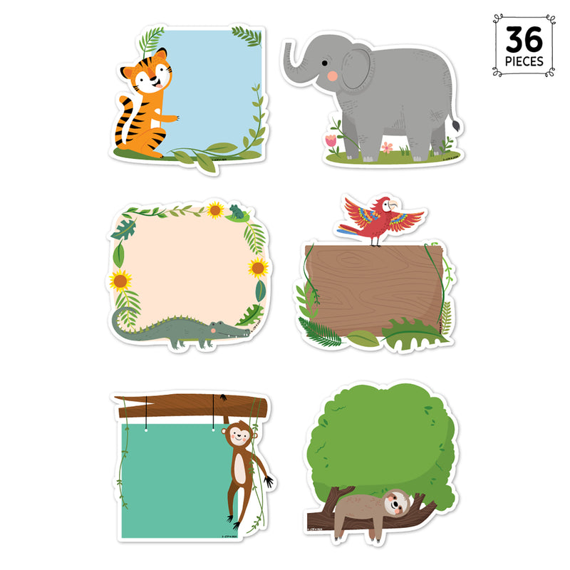 Jungle Friends 6in Cut Outs