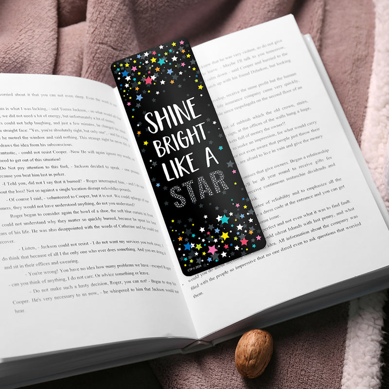 Positive Mindset Bookmark Star Bright