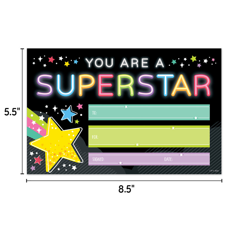 Star Bright Superstar Awards, 30 Per Pack, 6 Packs