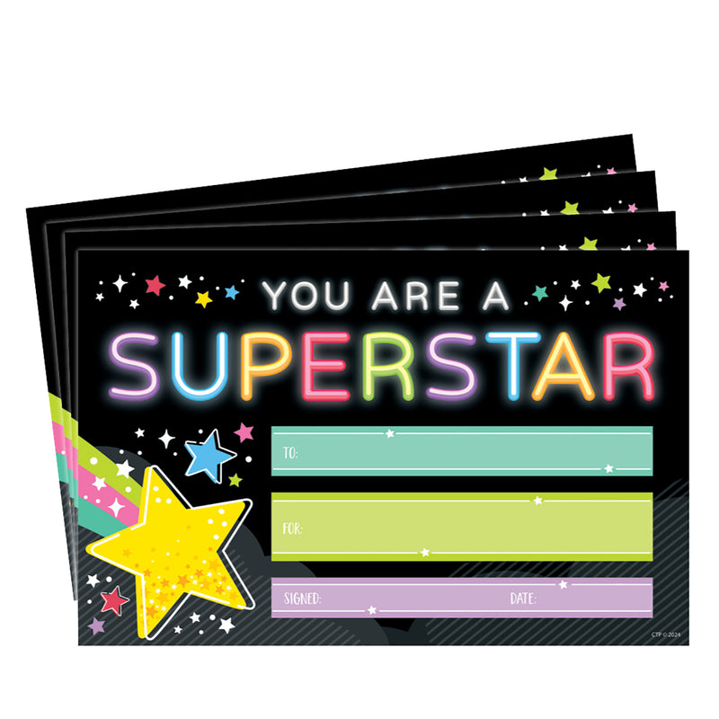 Star Bright Superstar Awards, 30 Per Pack, 6 Packs