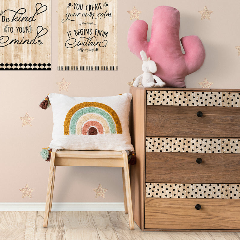 Polka Dots On Wood Cd Ez Border