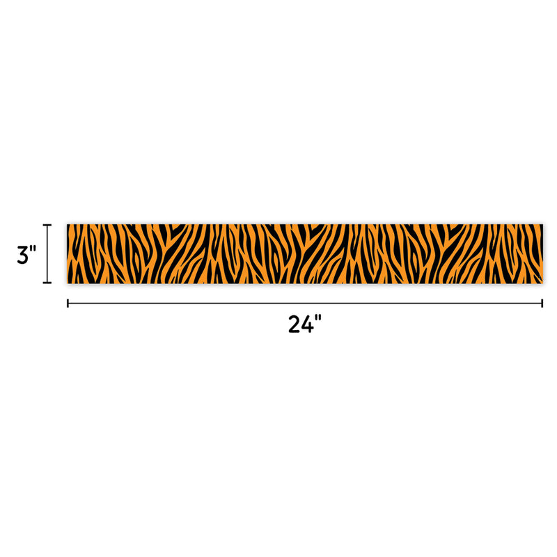 Jungle Friends Tiger Stripes EZ Border, 48 Feet Per Pack, 3 Packs