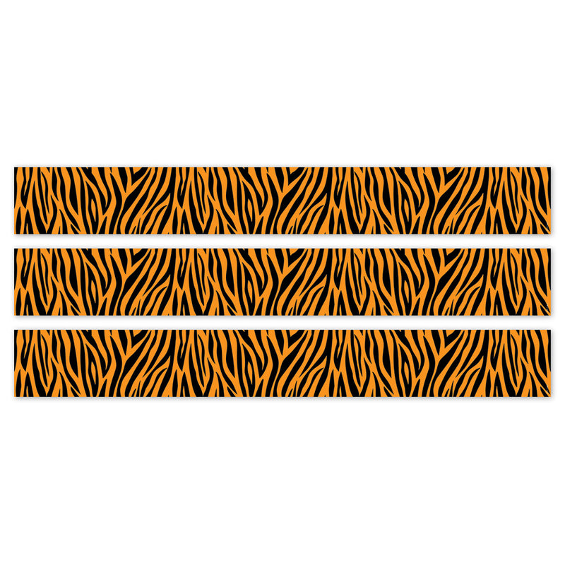 Jungle Friends Tiger Stripes EZ Border, 48 Feet Per Pack, 3 Packs