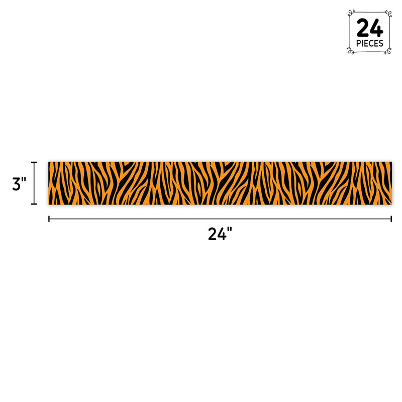 Tiger Stripes Jungle Friends Border