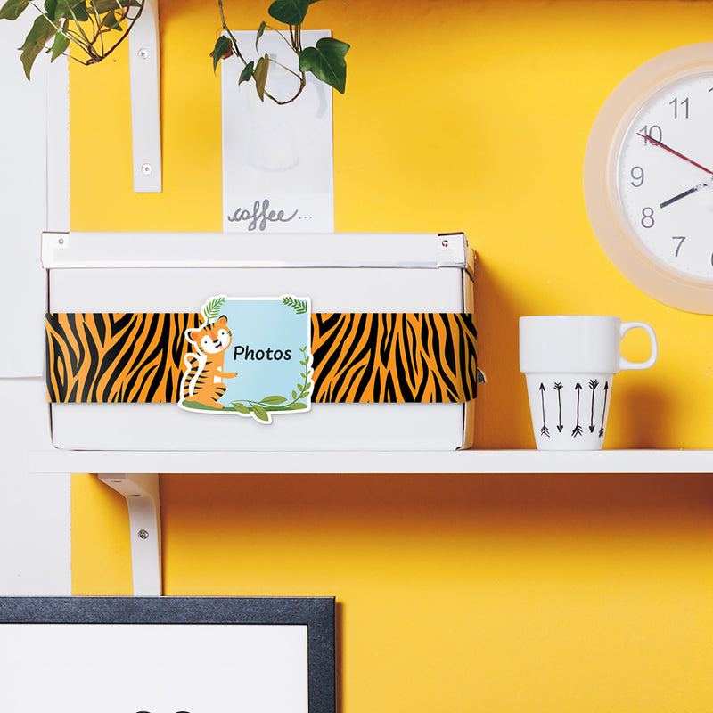 Tiger Stripes Jungle Friends Border
