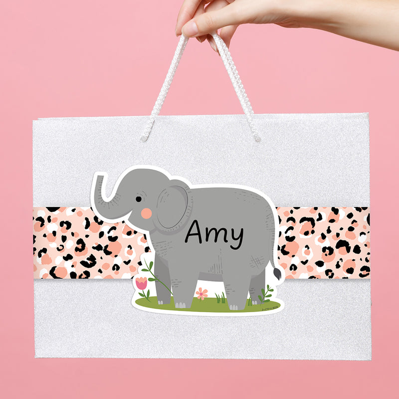 Blush Leopard Jungle Friends Border