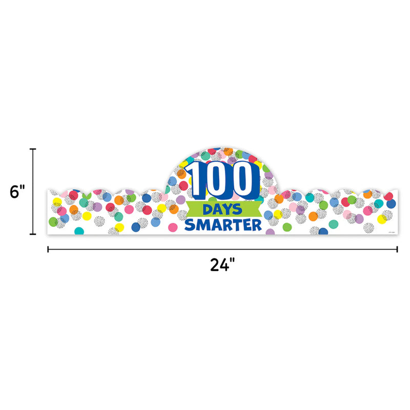 Core Decor Happy 100th Day Crowns, Pack of 30