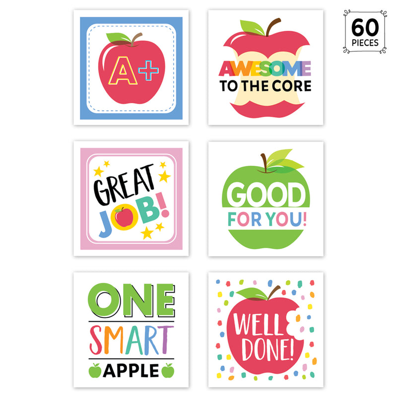 Apple Time Apple Reward Stickers, 60 Per Pack, 6 Packs