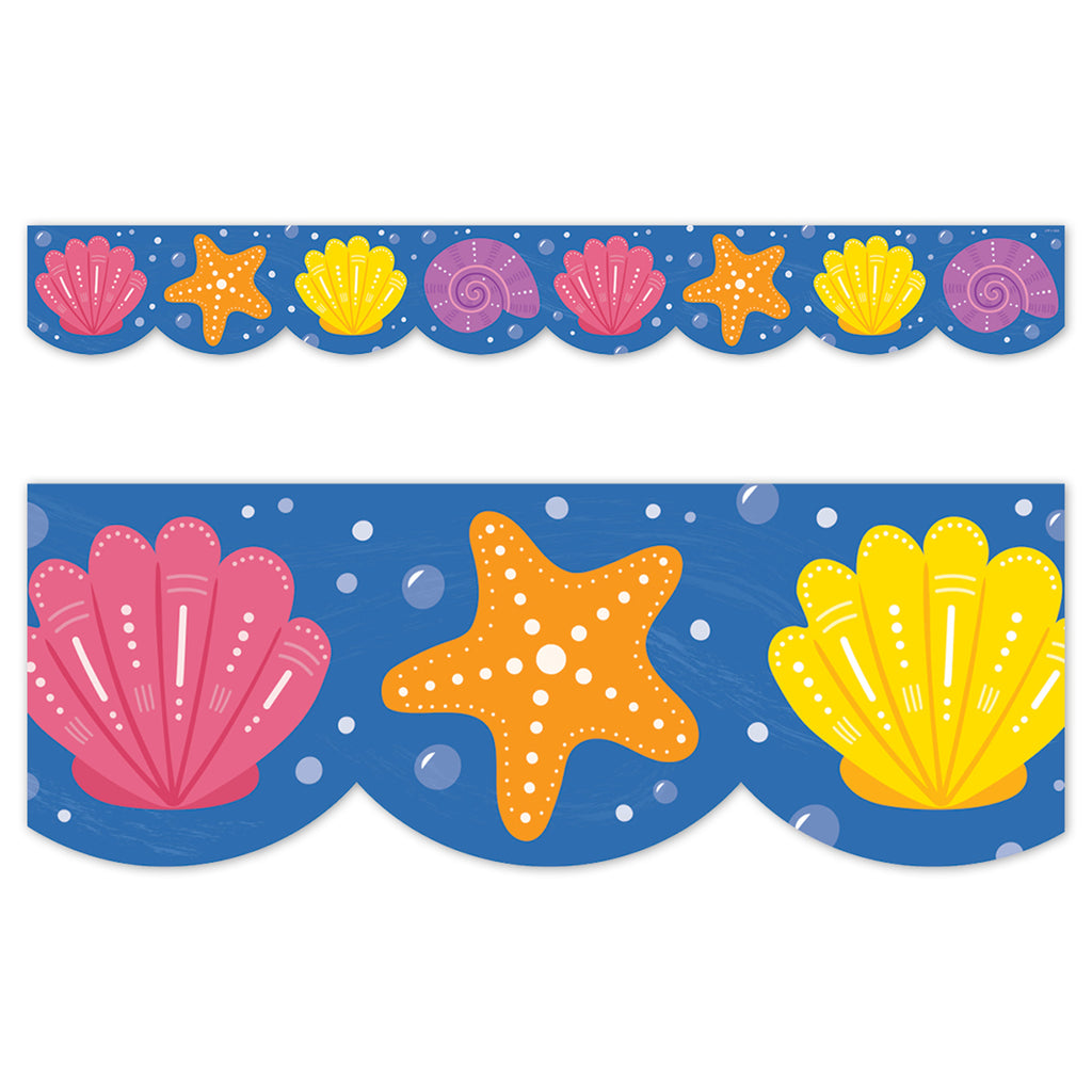 Sea Friends Seashells Ez Border