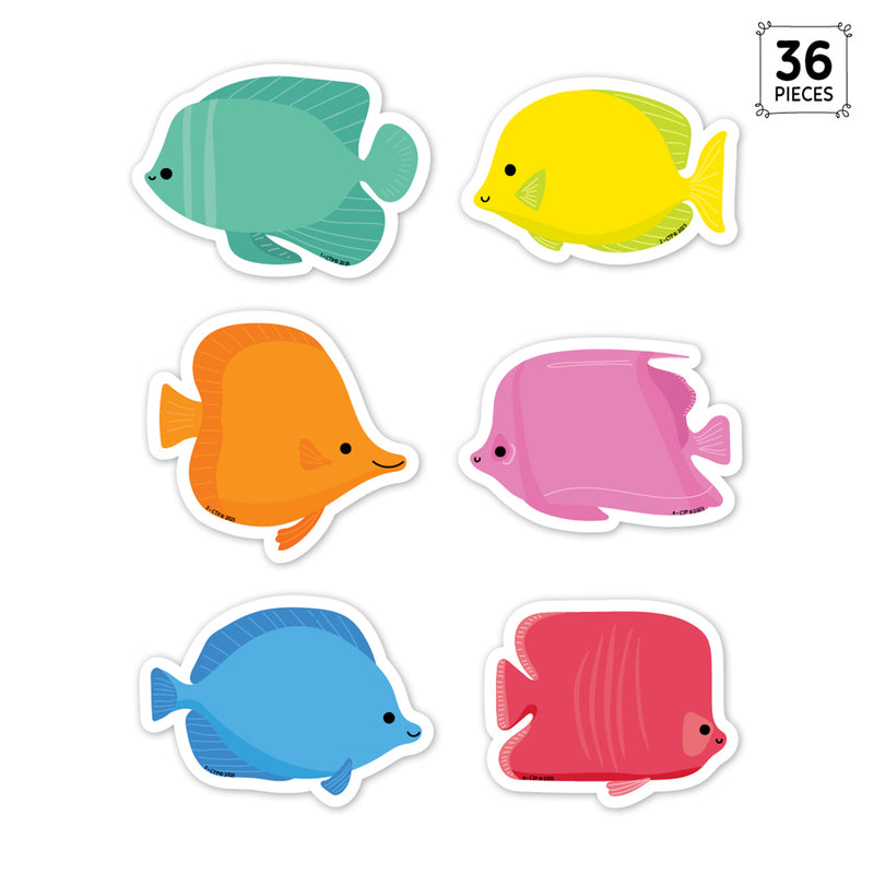 School Of Fish 3in Cut-outs Sea Friends