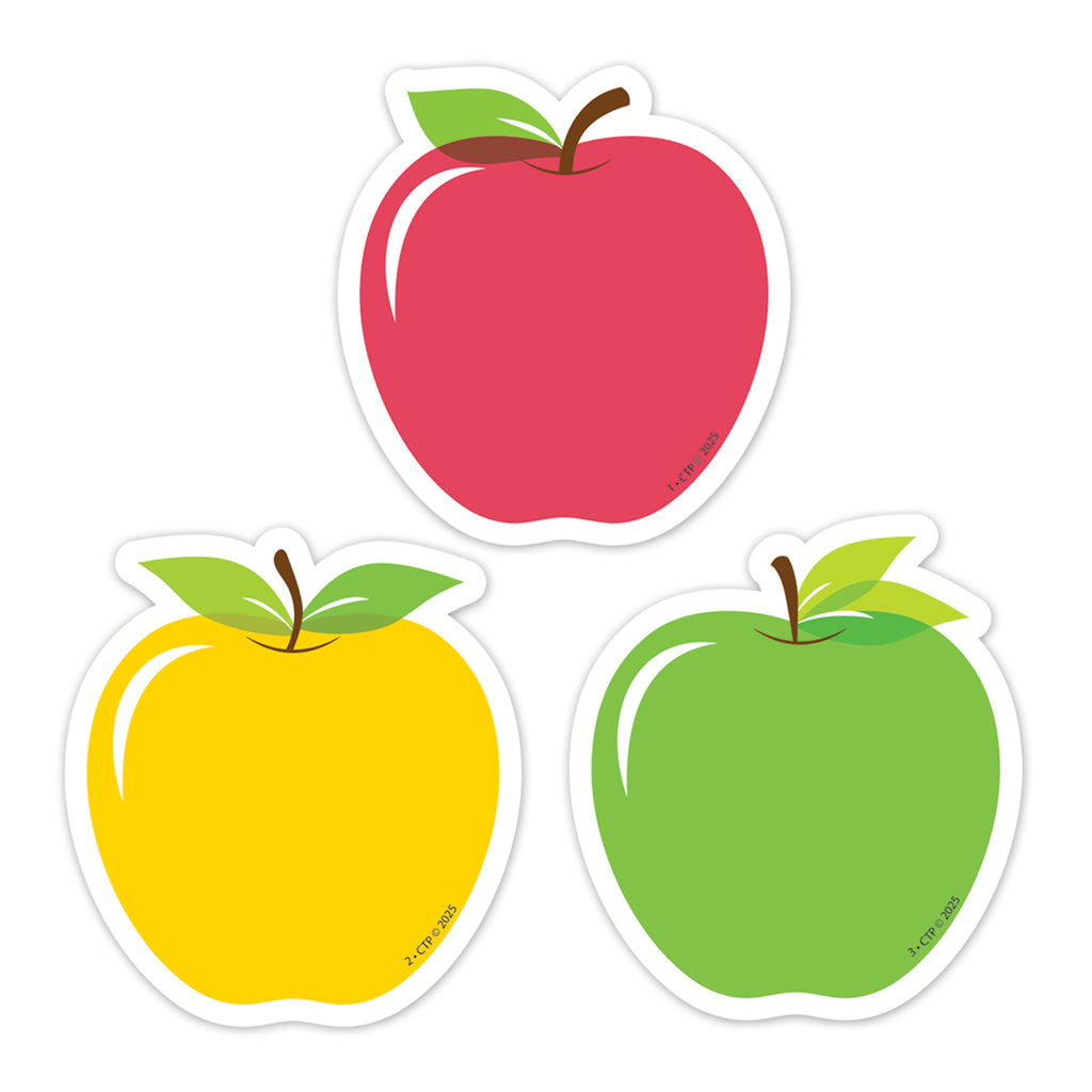 Apple Time Apples 3in Cut-outs